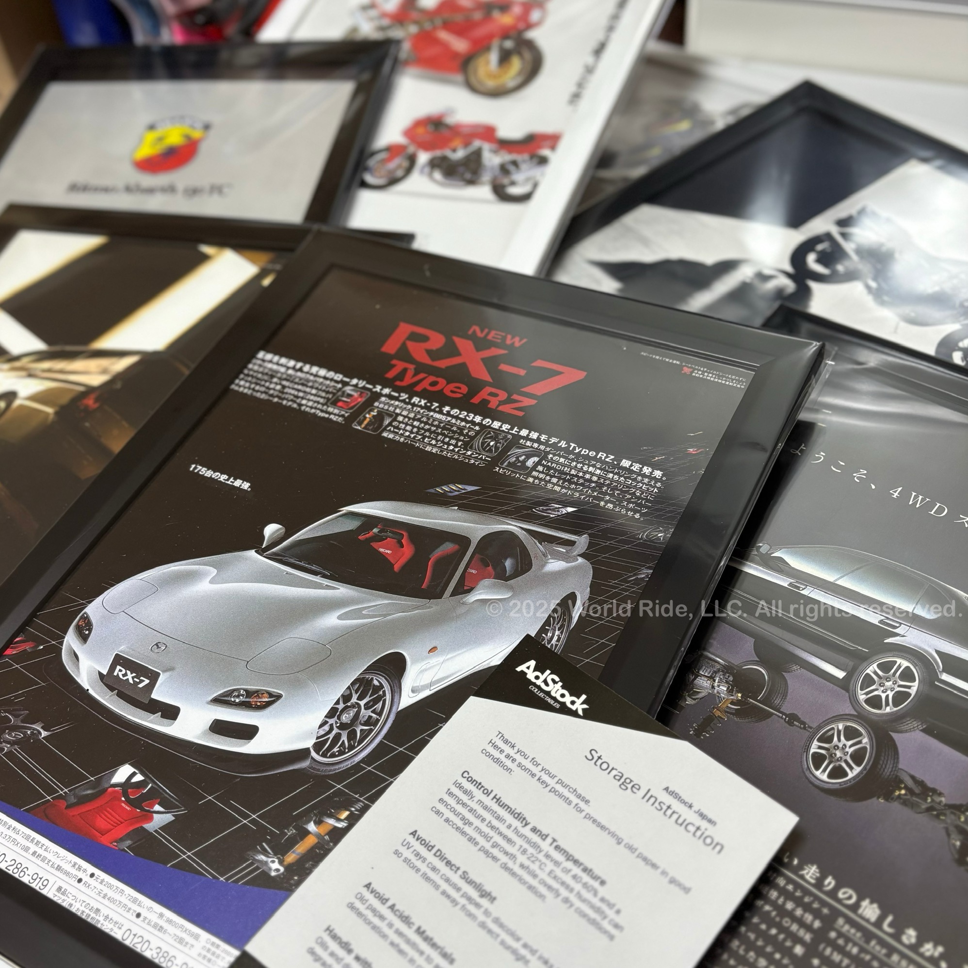 miaページ Authentic Official Mazda MX-5 Miava Ad Poster NB Parts MX5 Mk2 OEM